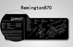 870 Shotgun Cleaning Mat – Cushioned – Roll Up Non Slip – Non Marring Bench Mat