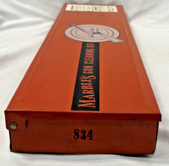 Vintage Marbles Gun cleaning kit, Tin box Original sleeve, Unused Excellent