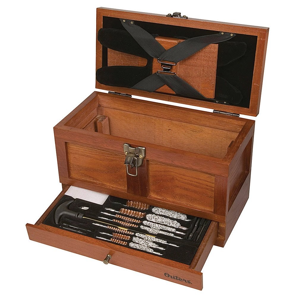70084 25 – Piece Universal Wood Gun Cleaning Tool Chest (.22 Caliber and up), Mu