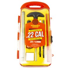 Shooters Choice .22 Caliber Cleaning Kit w/Bronze Bore Brush/Mop/Elite Lubricant