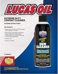 11 Ounce (Pack of 12) Lucas Oil 10905 Extreme Duty Gun Cleaner, Non-chlorinated