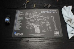 SPRINGFIELD HELLCAT PRO SCHEMATIC HANDGUN MAT