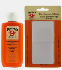 Hoppe’s 1003 Standard Lubricating Gun Oil 2.25oz & 1204 Cotton Patch