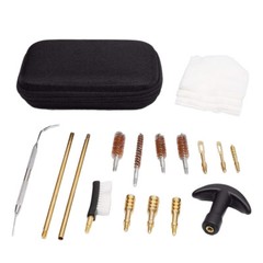 MaximalPower Gun Cleaning Kit For .40 .45 .22 .38 9mm Cal. Rifle Pistol w/ Case
