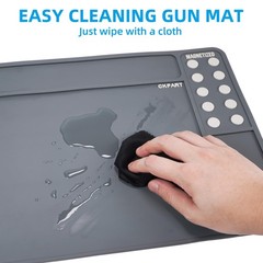 Rifle Gun Cleaning Mat – Anti-Slip Rubber, Magnetic Tactical Maintenance Mat 36″