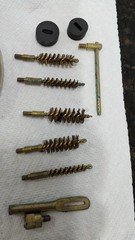 Mixed Lot of (10) Rifle Cleaning Long Rods and Accessories