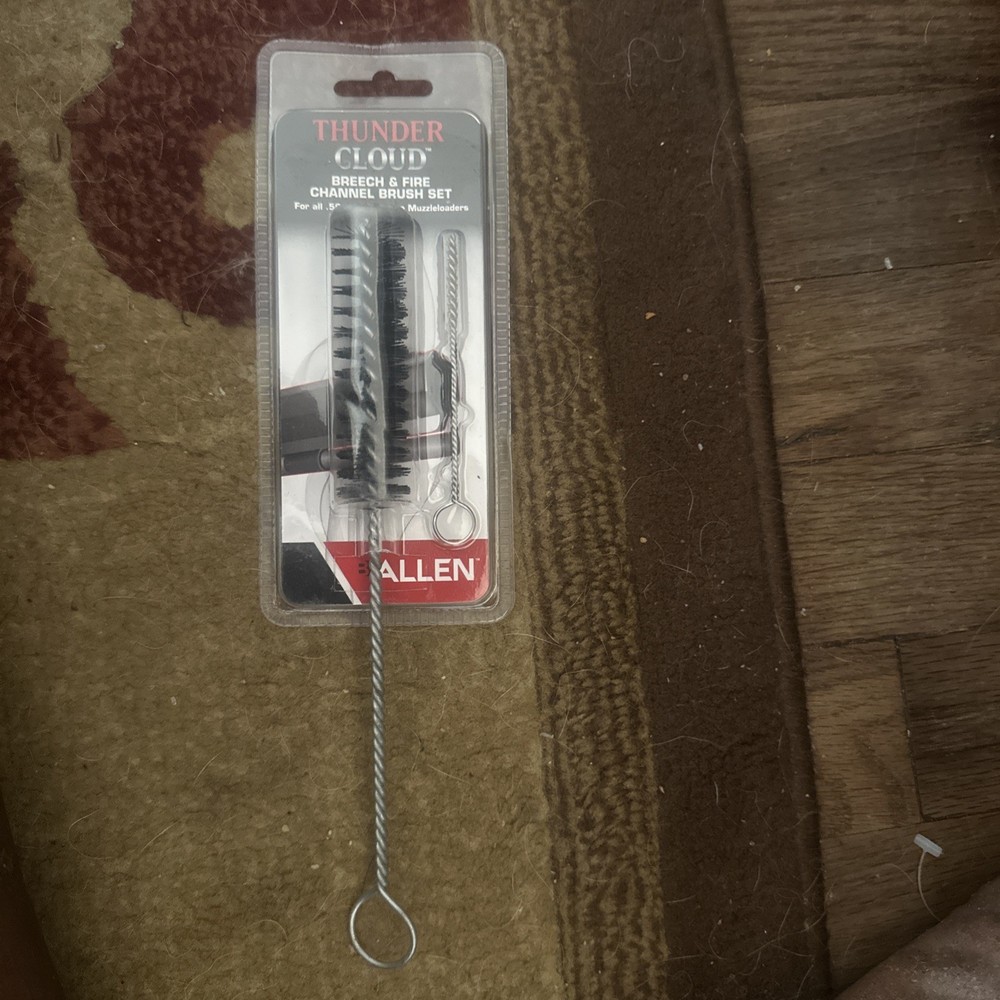 Thunder Cloud Black Powder Steel Breech & Fire Channel Brush Set New