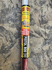 Pro-Shot 1 Piece Polished Stainless Cleaning Rod. 22 Cal 8″. New.