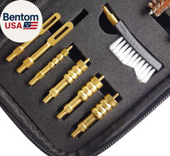 Handgun Cleaning Kit For.22.357.38,9Mm.40.45 Caliber Pistol,With Bronze Bore Bru