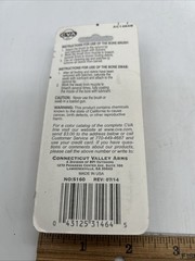 CVA Ramrod Accessories .50 Caliber #AC1464B Bronze Brush Cotton Swab Jag