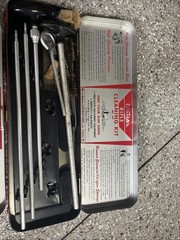 Vintage Outers Gunslick Rifle & Revolver Cleaning Kits Red Tin Lot No. 477