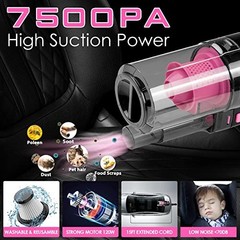 17pcs Car Cleaning Kit Car Interior Detailing Kit with High Power 17PCS Pink