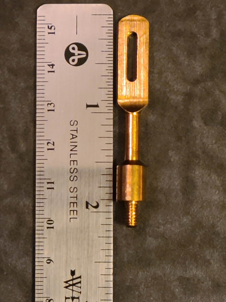 SLOTTED BRASS TIP REPLACEMENT FOR .50 CAL