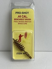 Pro-Shot .44 Caliber Pistol Bore Brush Gun Cleaning Phos. Bronze, Brass Core 44P