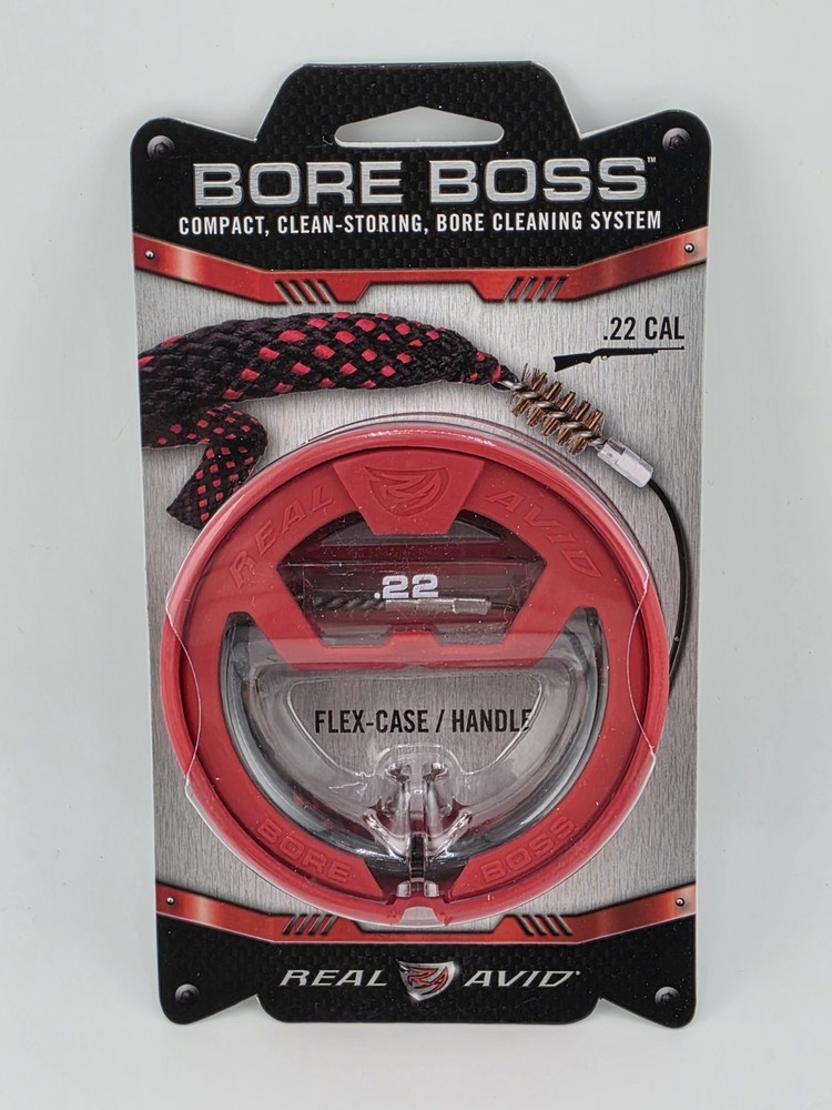 NEW! Real Avid Bore Boss .22Cal Clean Storing Pull Through Bore Cleaner AVBB22