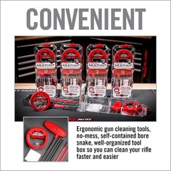Real Avid Rifle Cleaning Kits – Complete Gun Snake Cleaning Kits with Rod, Bore