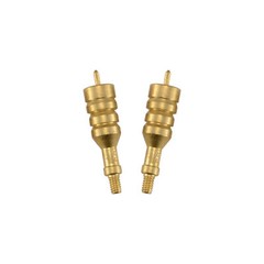 2Pcs/Lots .50 Caliber Solid Brass Spear Pointed Jag Gun Clean Accessories Brass