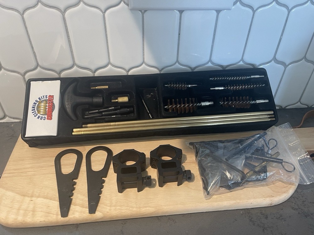 Gunmaster Cleaning Kit Black Brass Metal Deep Cleaning Bore Brush Rod Jag
