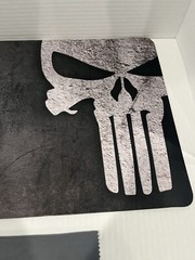 TekMat 17in Printed Gun Cleaning Mat Punisher, Black, TEK-17-PUNISHER Bench Mat