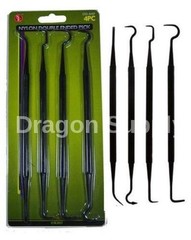 New 4pc 7 1/4″ Nylon Double Ended Pick Set Gun Cleaning Crafts Electrical Auto