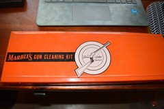 Vintage Marble’s Steel Gun Cleaning Kit Box- “Game Getter” Incomplete 14.5″x4.5″