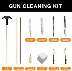 177 22 Caliber Gun Cleaning Kits for .22 Pellets Airsoft Gun Handgun 4.5/5.5mm R