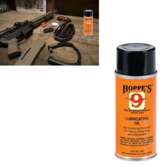 Hoppes No. 9 Lubricating Oil Guns Rifle Shotgun Can Spray Firearms Lube Cleaner
