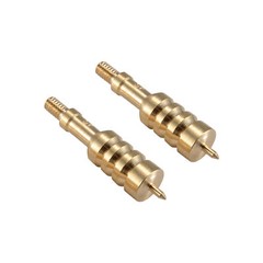 .45 Caliber Solid Brass Spear Pointed Jag Gun Clean Accessories Brass Pack of 2