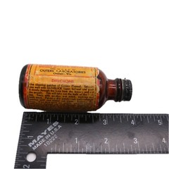 Gunslick Super Nitro Powder Solvent Vintage Gun Cleaner Brown Glass Bottle Empty