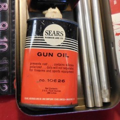 Vintage Sears Shotgun Cleaning Kit 410 ga NO. 2142