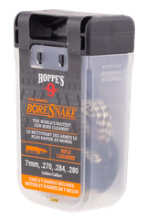 HOPPE’S BORE SNAKE 24014D Rifle Cleaner 7 mm 270 287 cal Integrated Bronze Brush