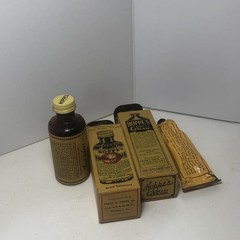 Vintage Hoppe’s Powder Solvent No. 9 *Empty* 2fl.oz. Glass Bottle …A1