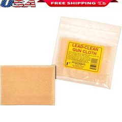 Lead Clean Cloth Firearms Tools Knives Removes Residue Tarnish Made in USA