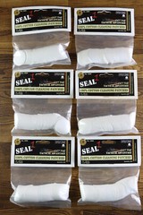 SEAL1 1009 Cleaning Patches For .22-.270 1-1/4″ Bag of 100 LOT OF 6 USA