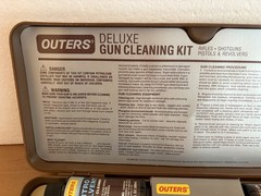 OUTERS DELUXE GUN CLEANING KIT RIFLES, SHOTGUN, PISTOL & REVOLVER