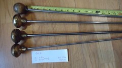4 Loading / Range / Bench Rifle Steel Cleaning Rods Set F, Muzzleloader