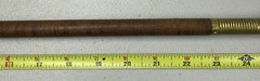 Vintage Wood & Brass 3 Piece Shotgun Cleaning Rod With Soft Tip