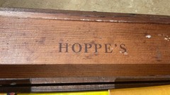 VINTAGE HOPPE’s GUN CLEANING KIT WOOD BOX ORIGINAL CONTENTS