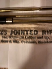 Vintage Marbles Jointed Rifle Rod Cleaning Kit No. 9728-.28 Caliber, And Up 36″
