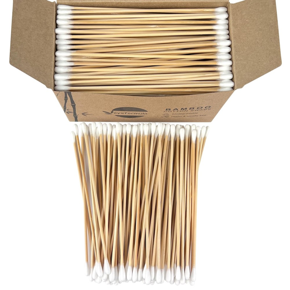 Gun Cleaning Swabs Double Tips 6 Inch Bamboo Sticks