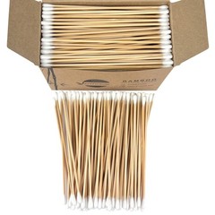 Gun Cleaning Swabs Double Tips 6 Inch Bamboo Sticks