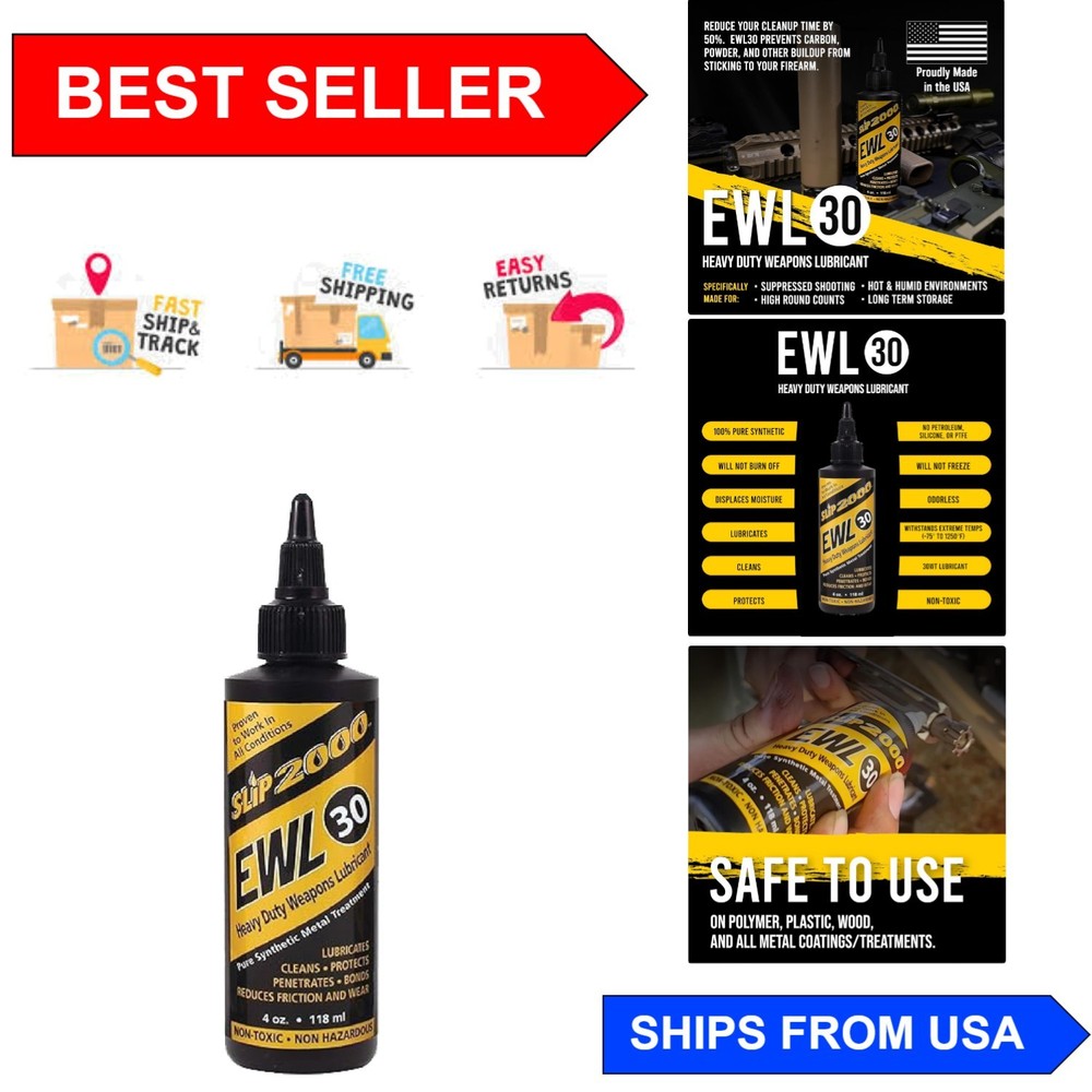 4oz EWL-30 Lubricant – Ultimate Non-Toxic Protection for Firearm Maintenance