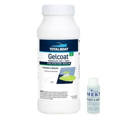 Marine Gelcoat for Boat Building, Repair and Composite Coatings White, Quart …