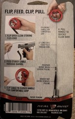 Real Avid Bore Boss Gun Cleaning Snake – For 9mm, 38, and 357 pistols. New