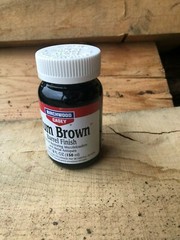 BIRCHWOOD CASEY PLUM BROWN BARREL METAL FINISH IN 5 OZ. JAR, PART # 14130