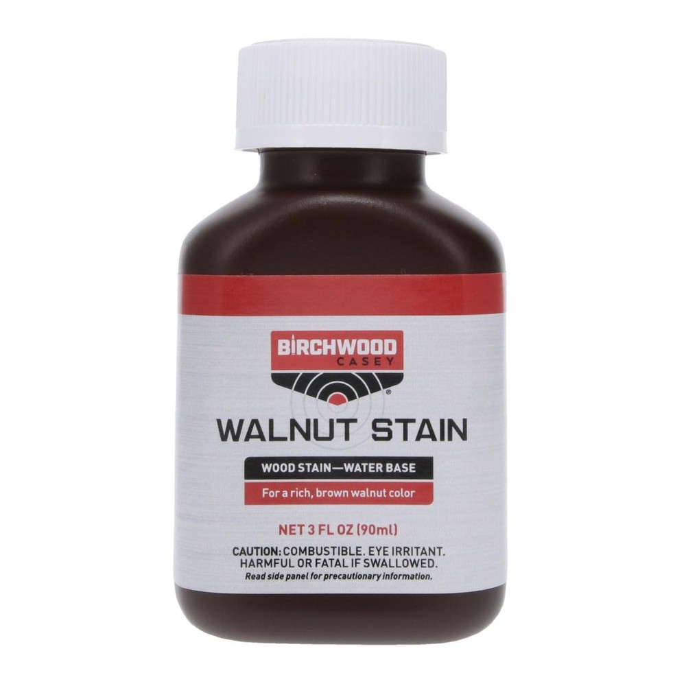 Birchwood Casey – Walnut Wood Stain, Water Base, 3 oz. Bottle