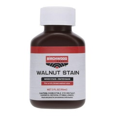 Birchwood Casey – Walnut Wood Stain, Water Base, 3 oz. Bottle