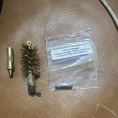 Gun Cleaning Kit w/ Case, Cleaning Rod/Cable, Bore Brush & Connector