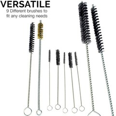 23Pcs Spray Gun Cleaning Kit Nozzle Brush Set HVLP Airbrush Tool with Case