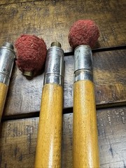 Antique 3pc Wooden&Steel Gun Cleaning Rod 36″ Shotgun/Black Powder Rifle No…